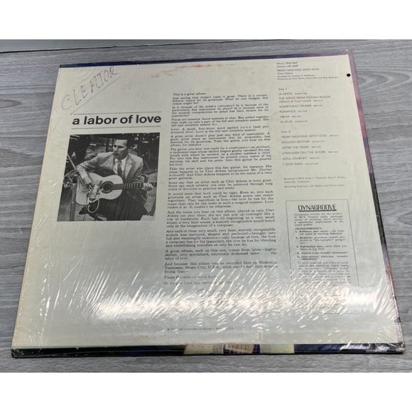 Chet Atkins From Nashville with Love Country Vinyl LP RCA LPM-3647 In Shrink - Picture 5 of 6